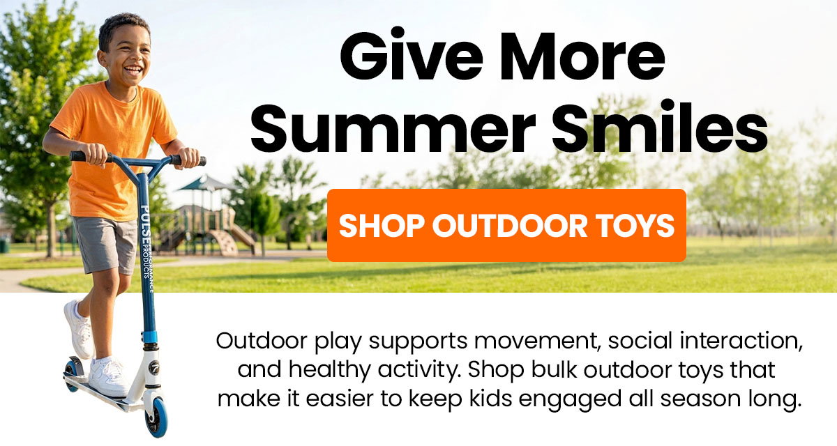 Give more summer smiles. Shop outdoor toys.