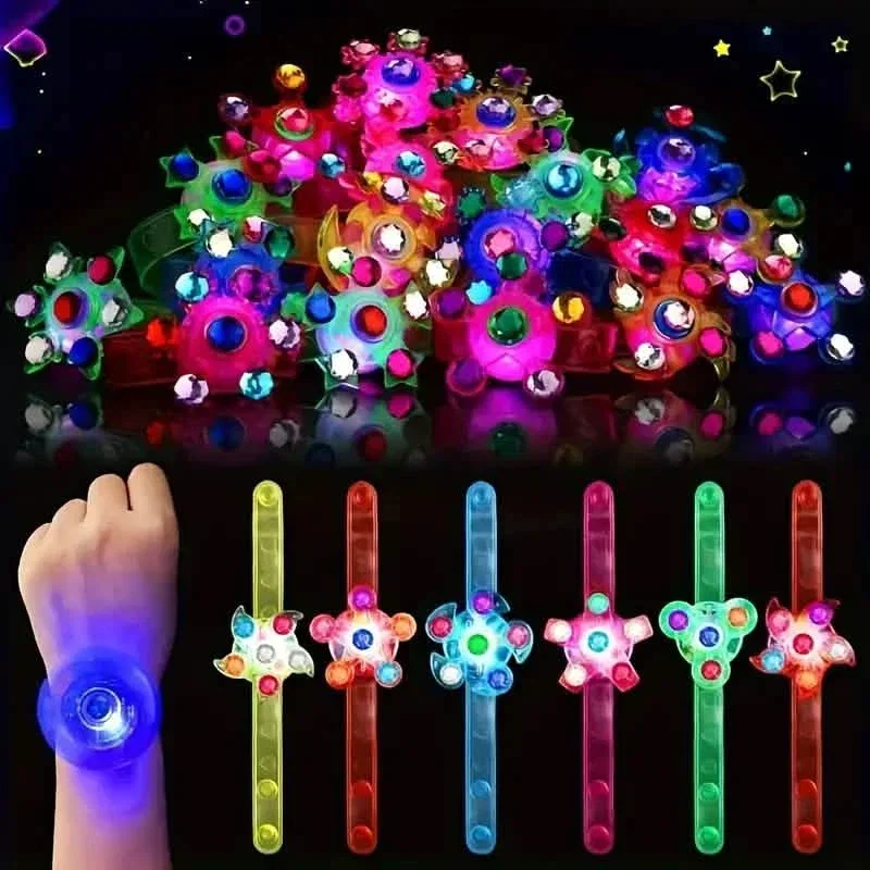 Image of 6-Pack: Rotary Gyro Watch Bracelet Toy for Kids