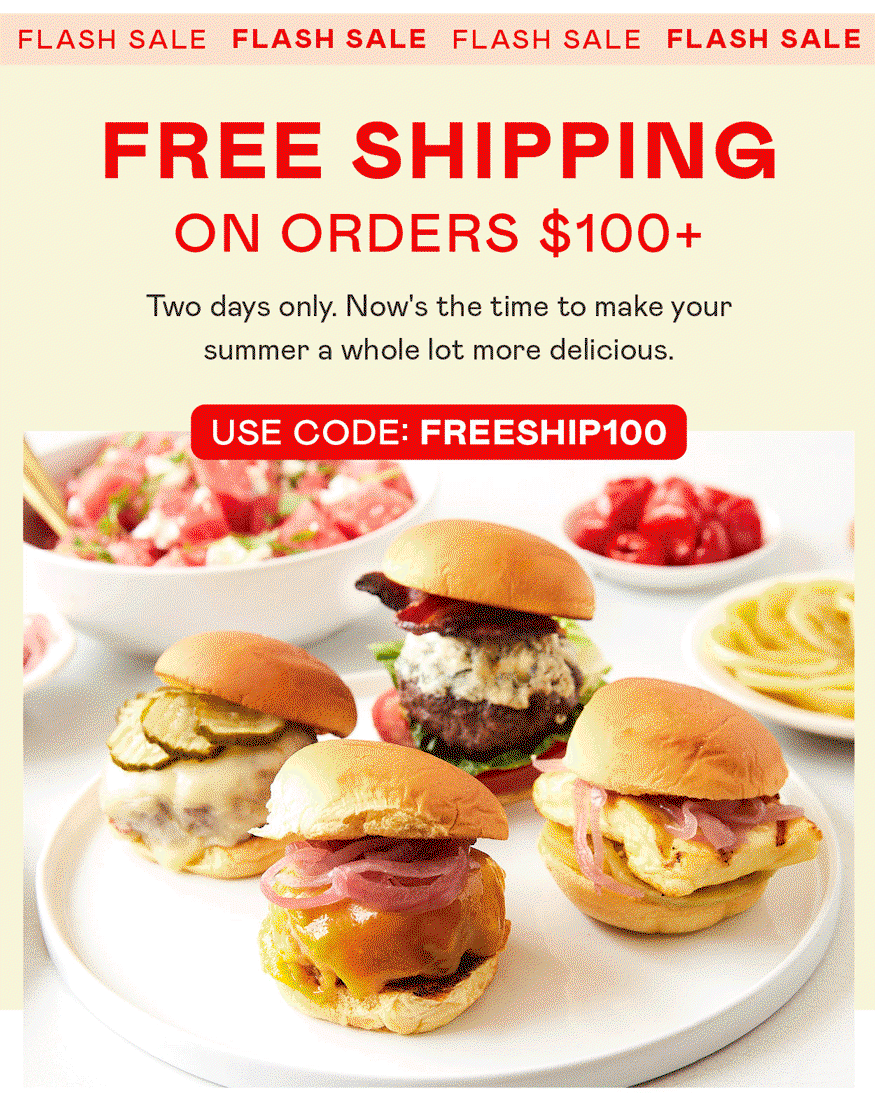 Free Shipping Flash Sale