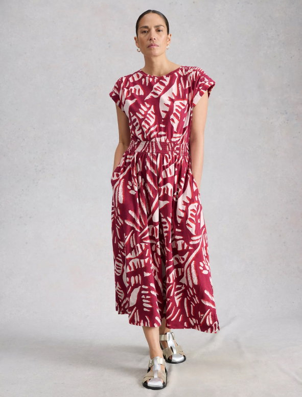 Shop Mina Jersey Print Dress