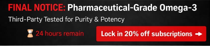 Omega 3 Pharmaceutical Grade, Molecularly Distilled Cold Processed Fish Oil