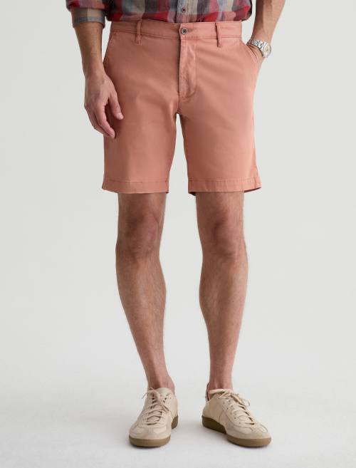 Wanderer Short in Sulfur Faded Salmon