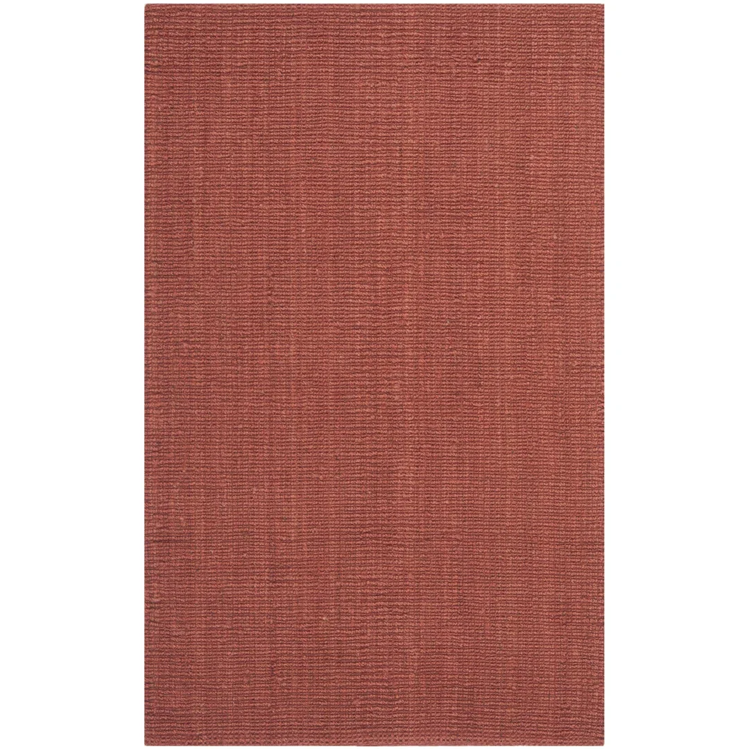 Alda Natural Fiber Hand Woven Jute Solid Color Rug