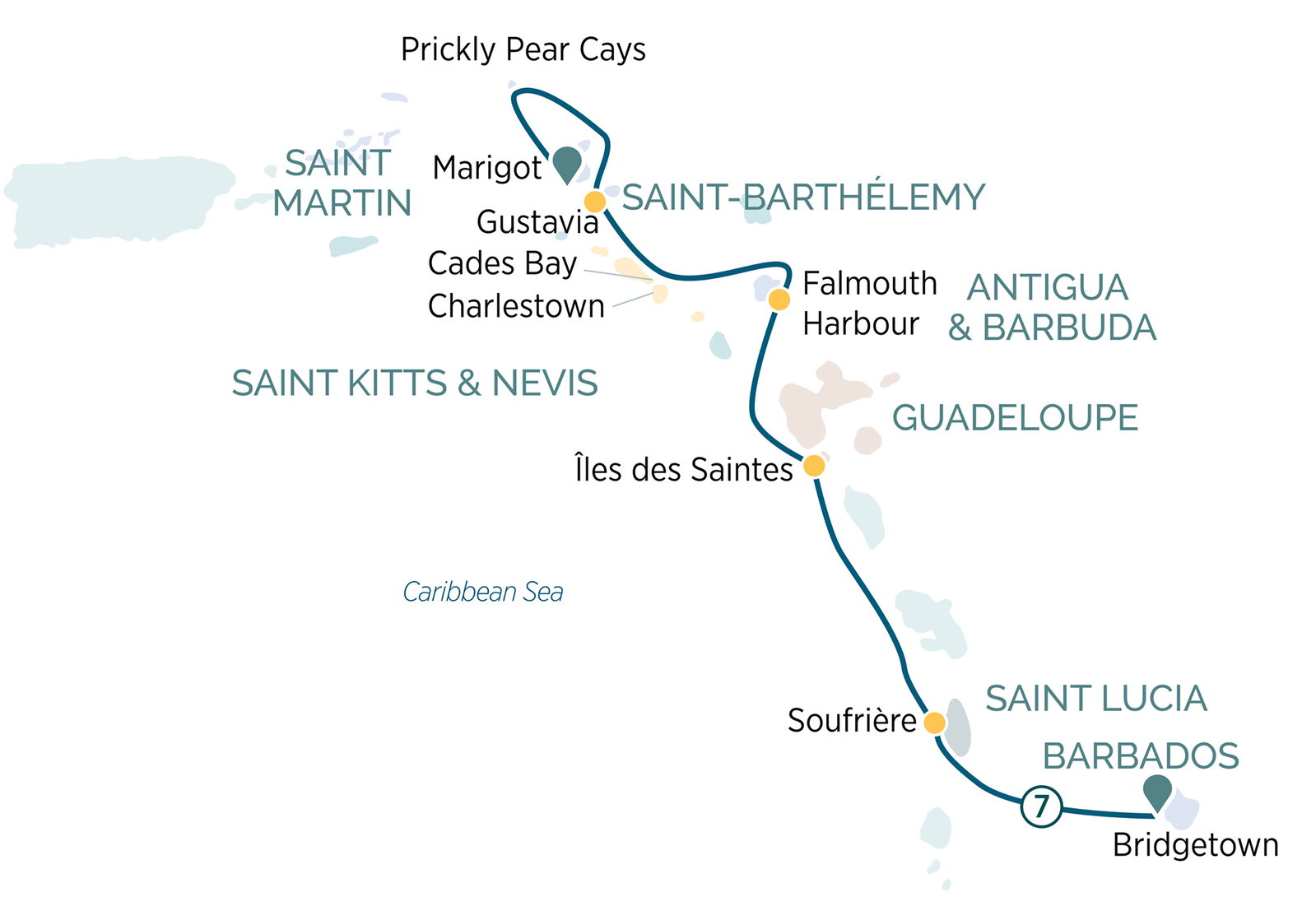 Eastern Caribbean with St. Barths