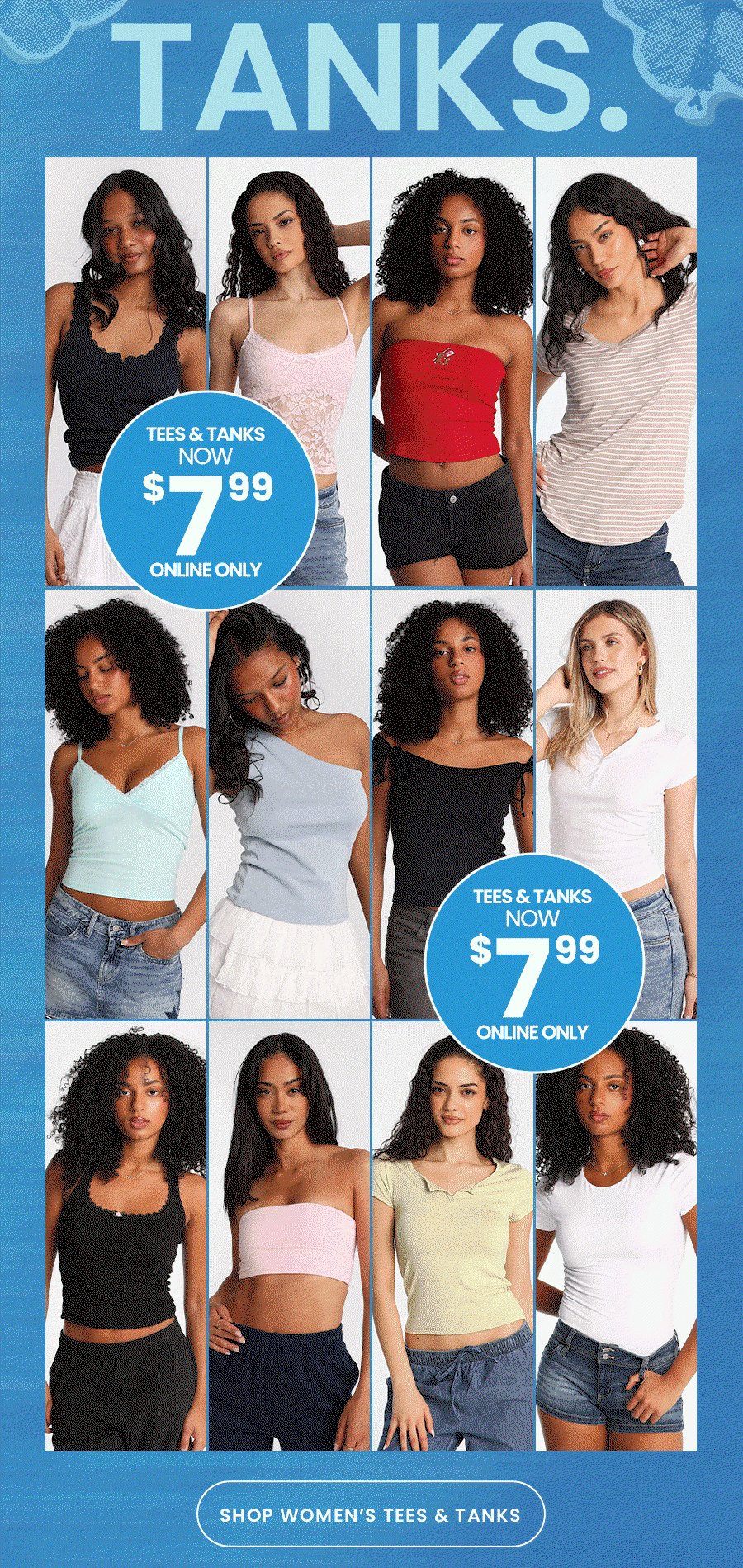 Womens Tees and Tanks 