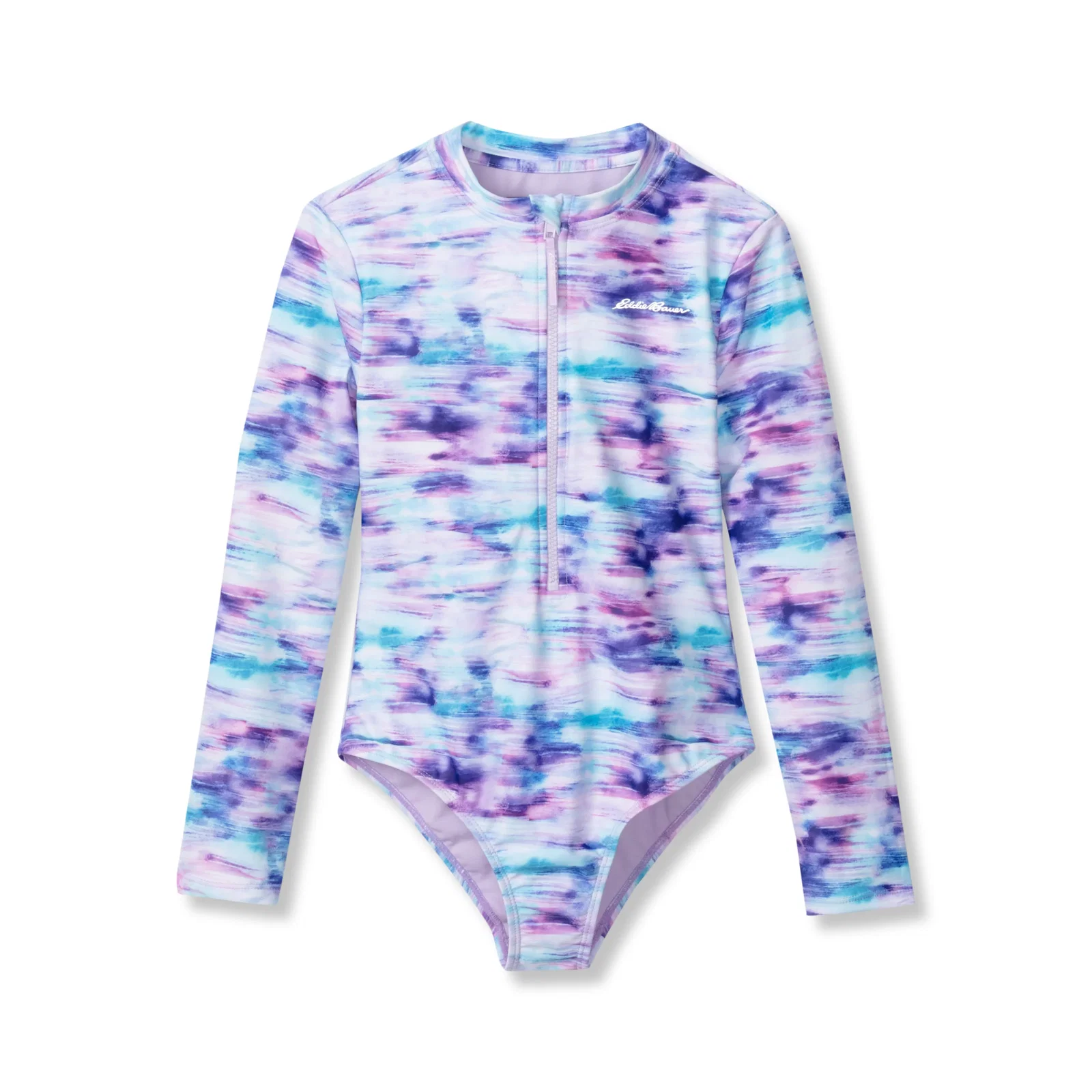 Image of Girls Sea Spray Ls One Piece Swimsuit