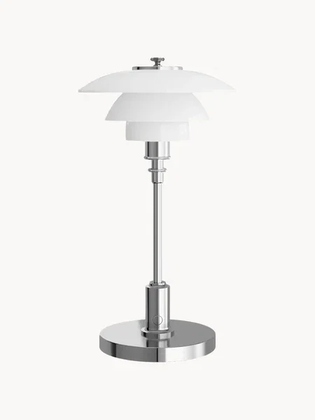 Kleine mondgeblazen draagbare tafellamp PH 1/1, dimbaar