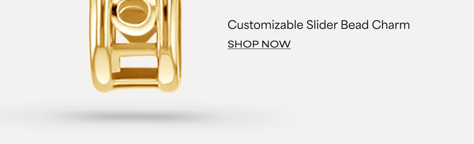 Customizable Slider Bead Charm
