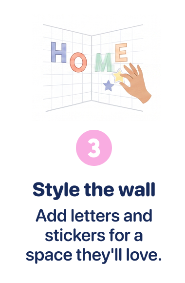 Style the wall >