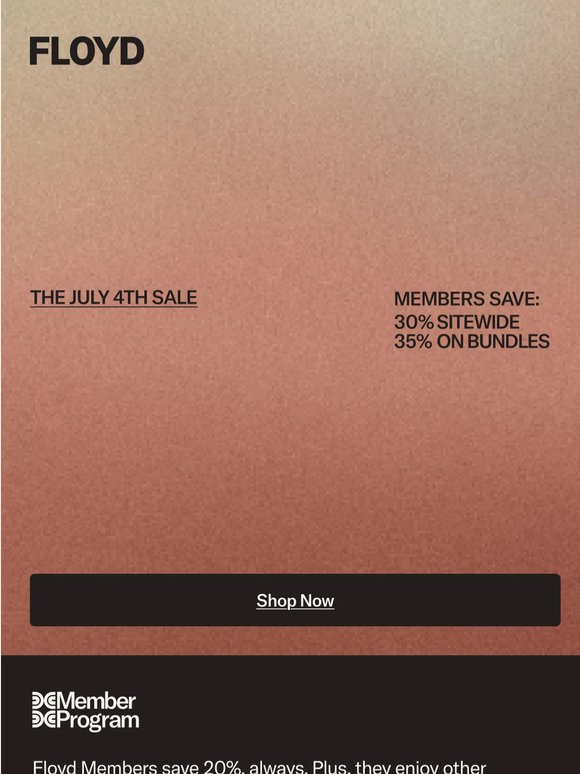 The July 4th Sale