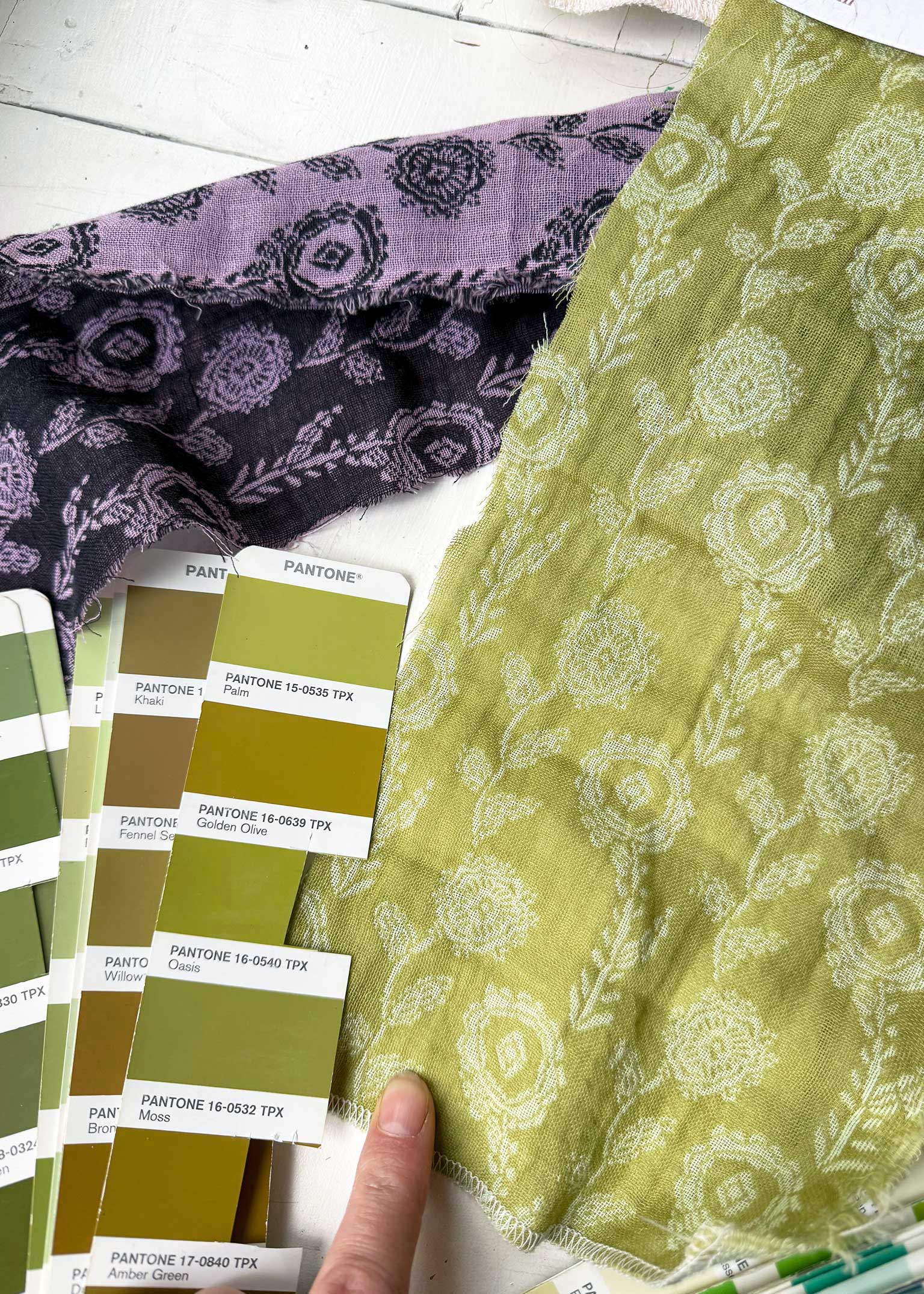 swatches of summer textiles