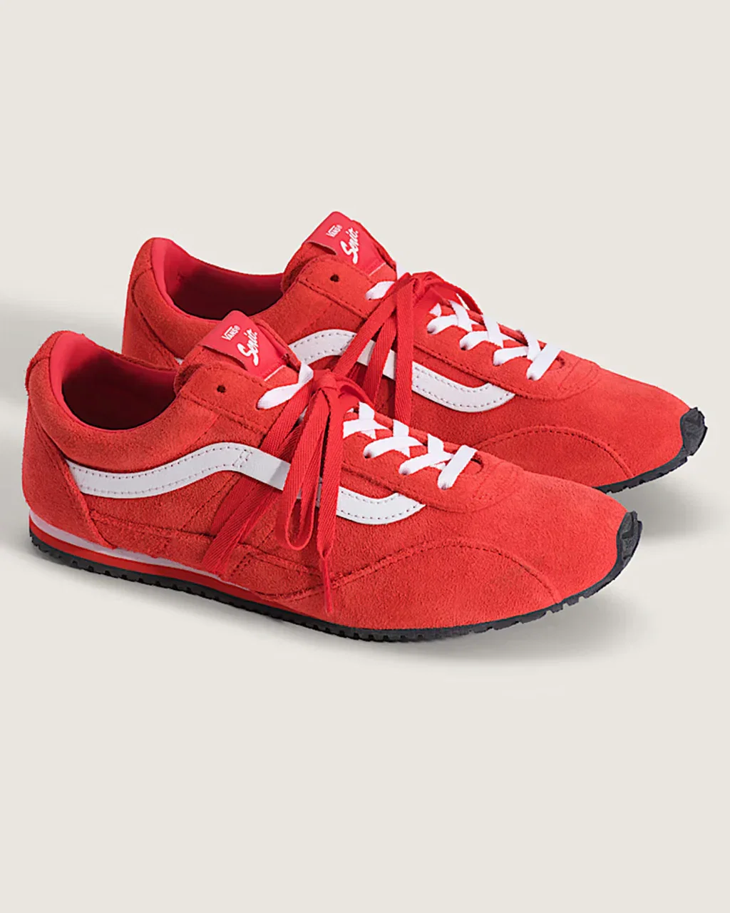 Image of Premium Super Low Pro Trainer Sneaker - Tomato
