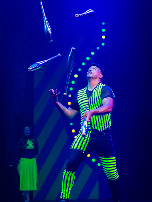 The Cirque electric Show at Busch Gardens