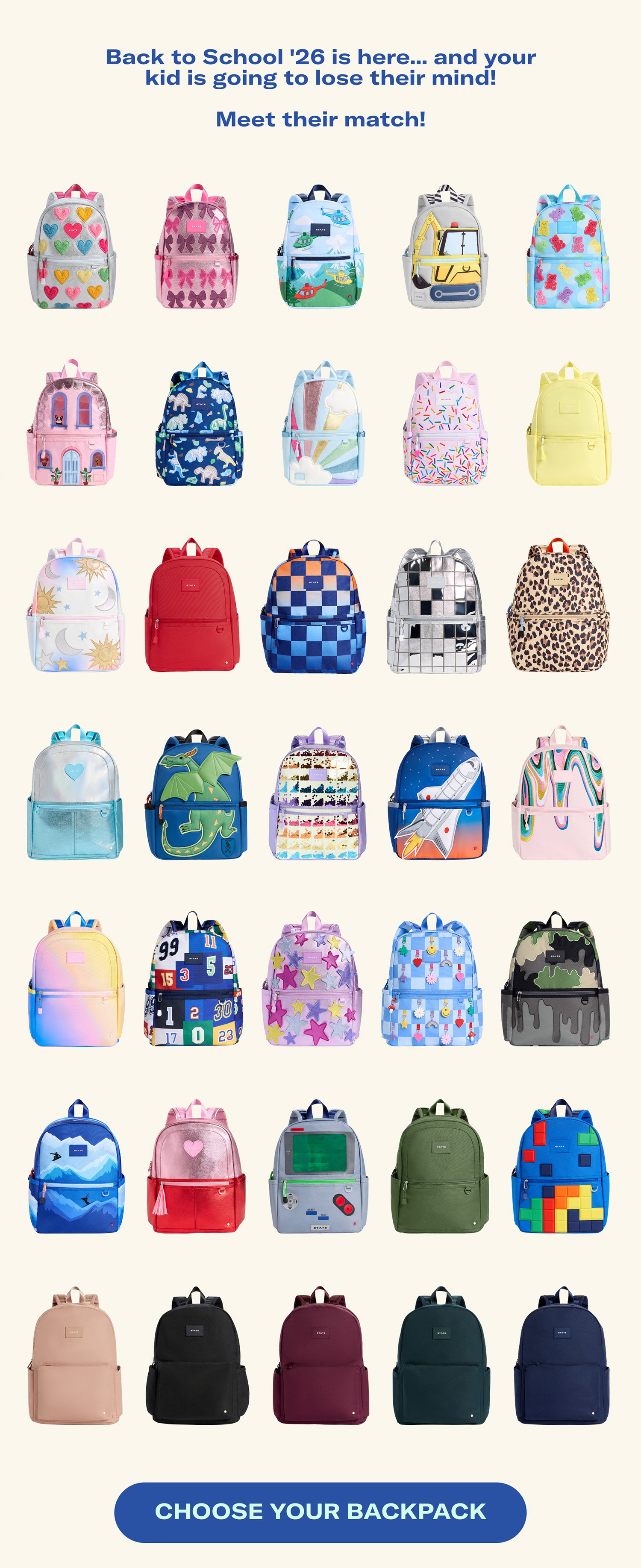 Choose your backpack 