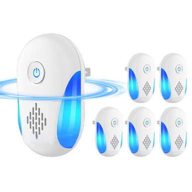 Ultrasonic Indoor Rodent & Pest Repellent (6-Pack)