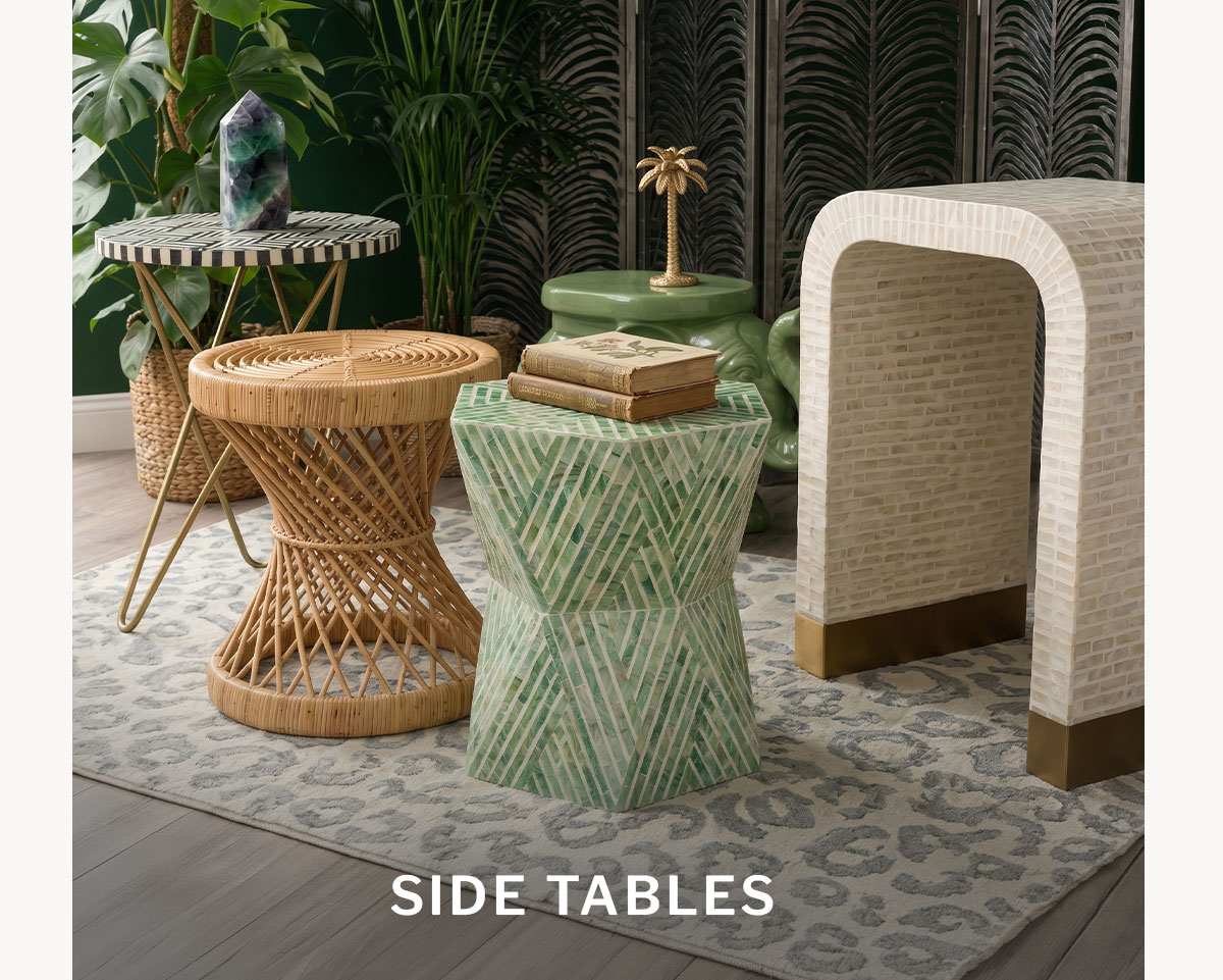 Side tables. 