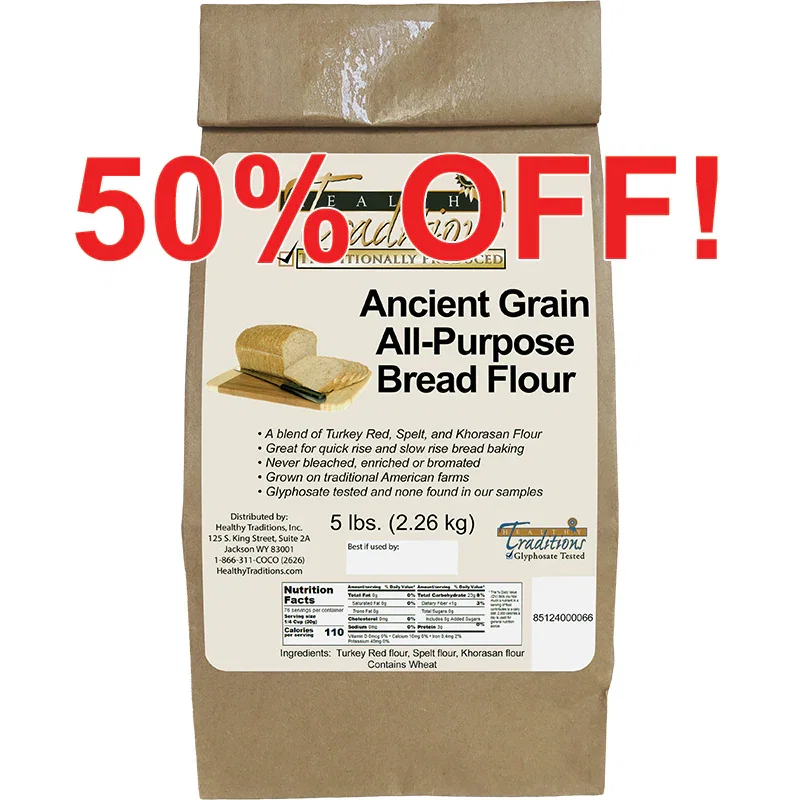 Image of Ancient Grain All-Purpose Bread Flour - 5 lb. Bag