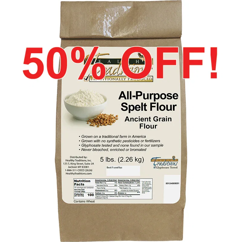Image of All-Purpose Spelt Flour - 5 lb. Bag
