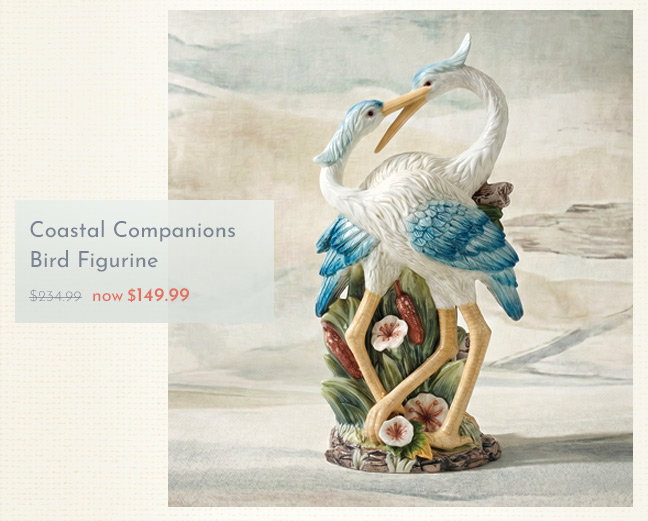Coastal Companions Bird Figurine - now $149.99