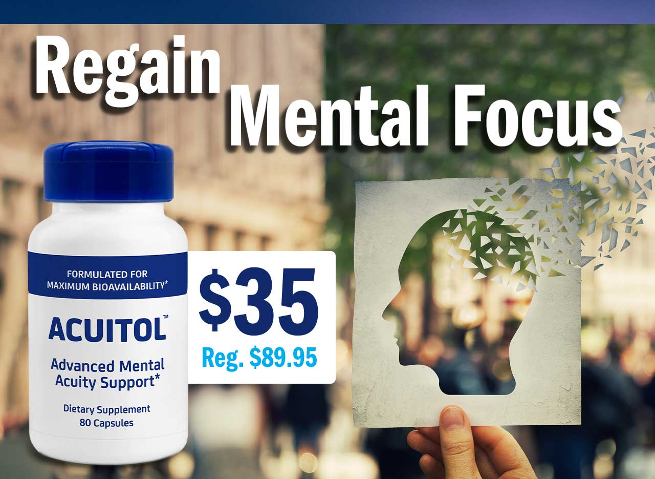 ACUITOL® — $35 per bottle (normally $89.95)