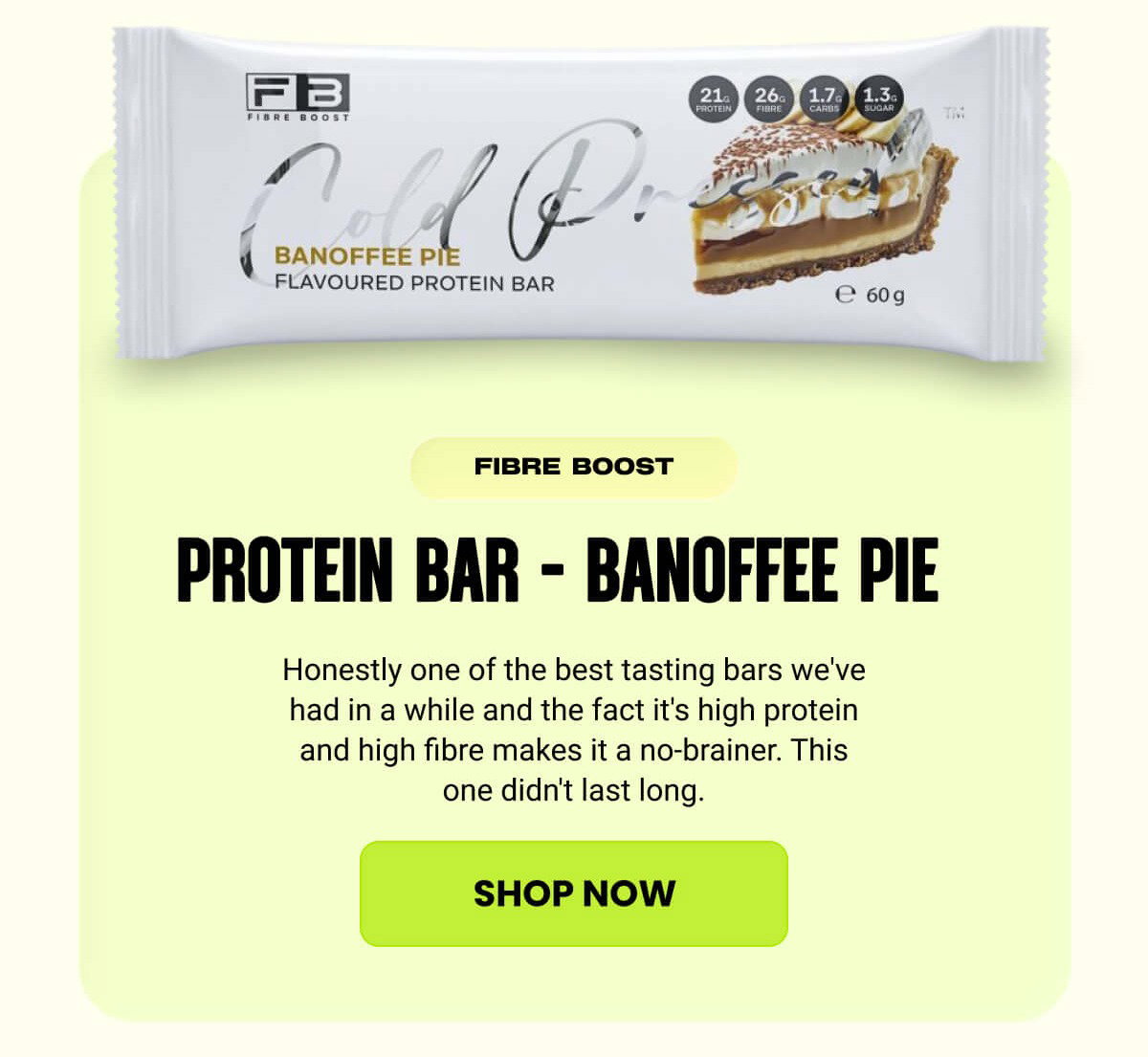 Protein Bar - Banoffee Pie