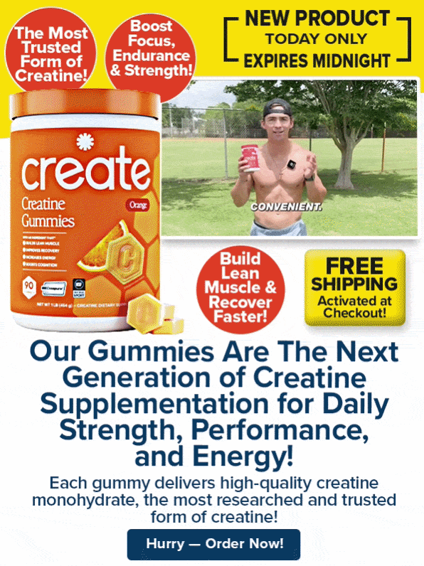 Our Gummies Are The Next Generation of Creatine Supplementation for Daily Strength, Performance, and Energy!