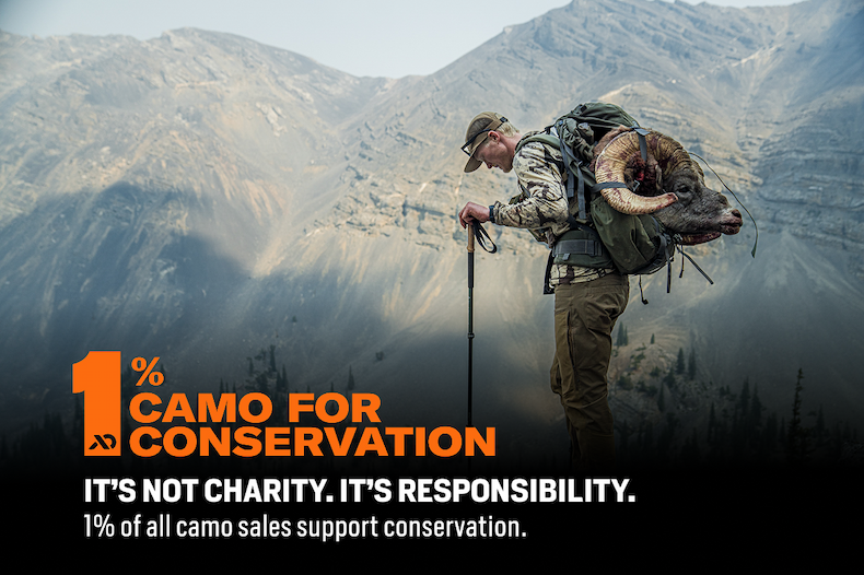 1% of all camo sales support conservation