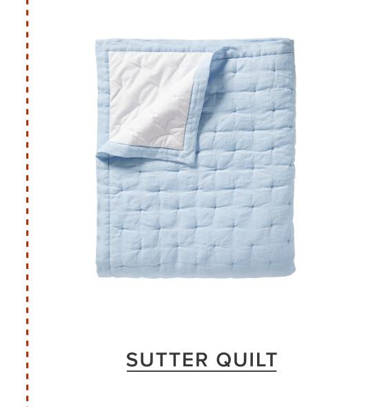 Sutter Linen Quilt