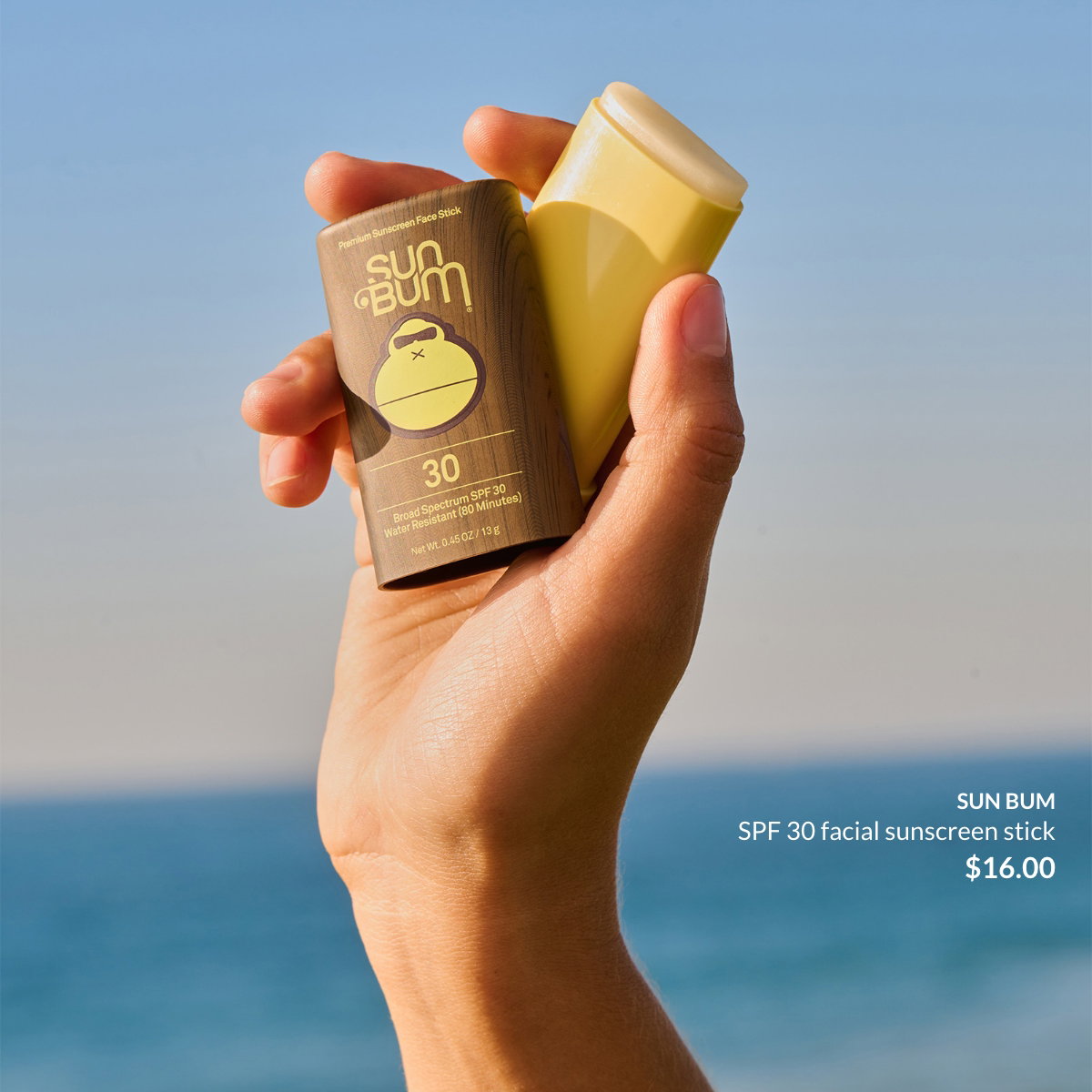 Sun Bum SPF 30 facial sunscreen stick at $16.00