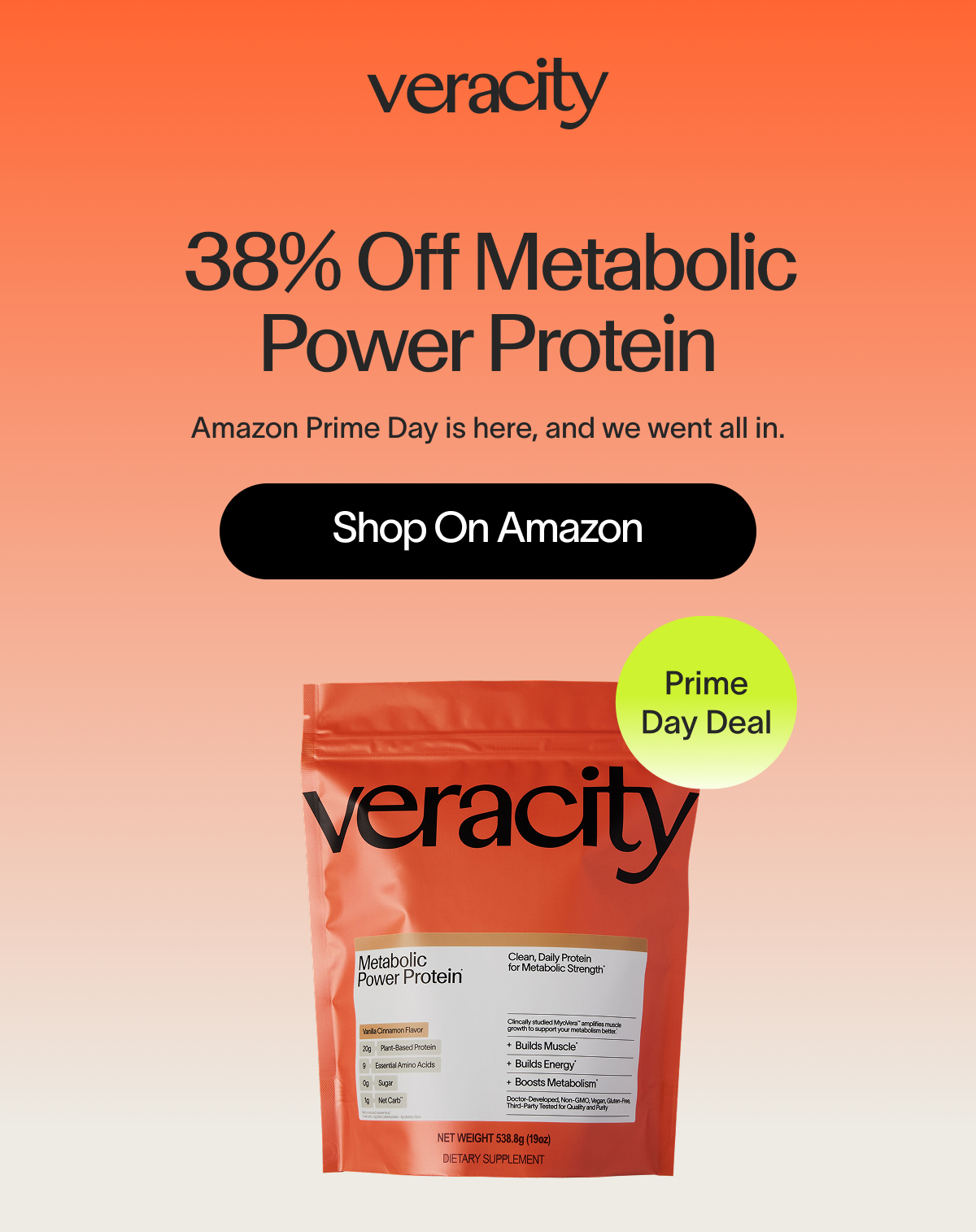 38% Off Metabolic Power Protein