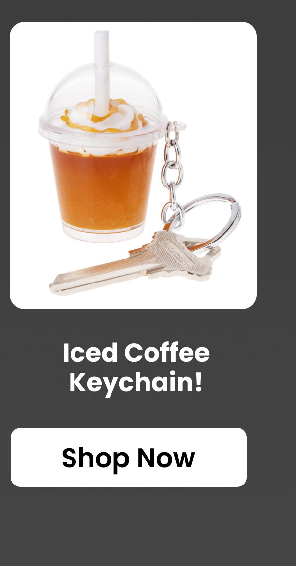 Iced Coffee Keychain