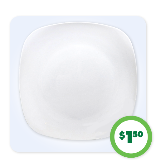 $1.50 11-in. Stoneware Plates