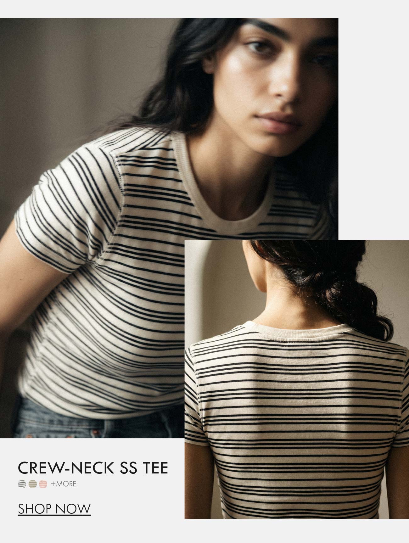 Crew-Neck Short Sleeve Tee