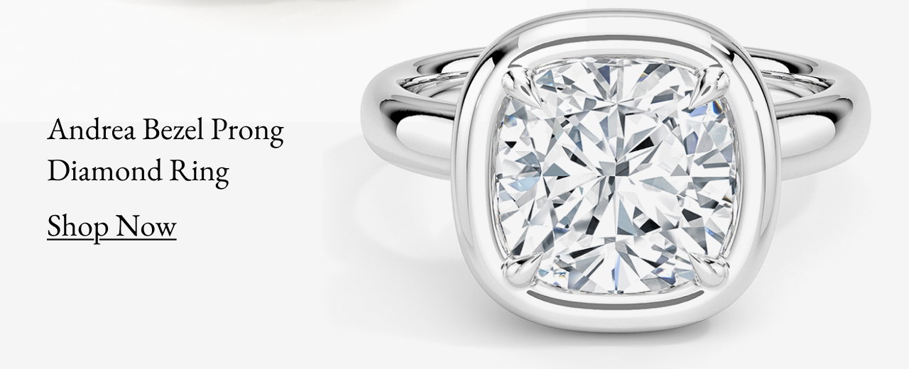 Andrea Bezel Prong Ring