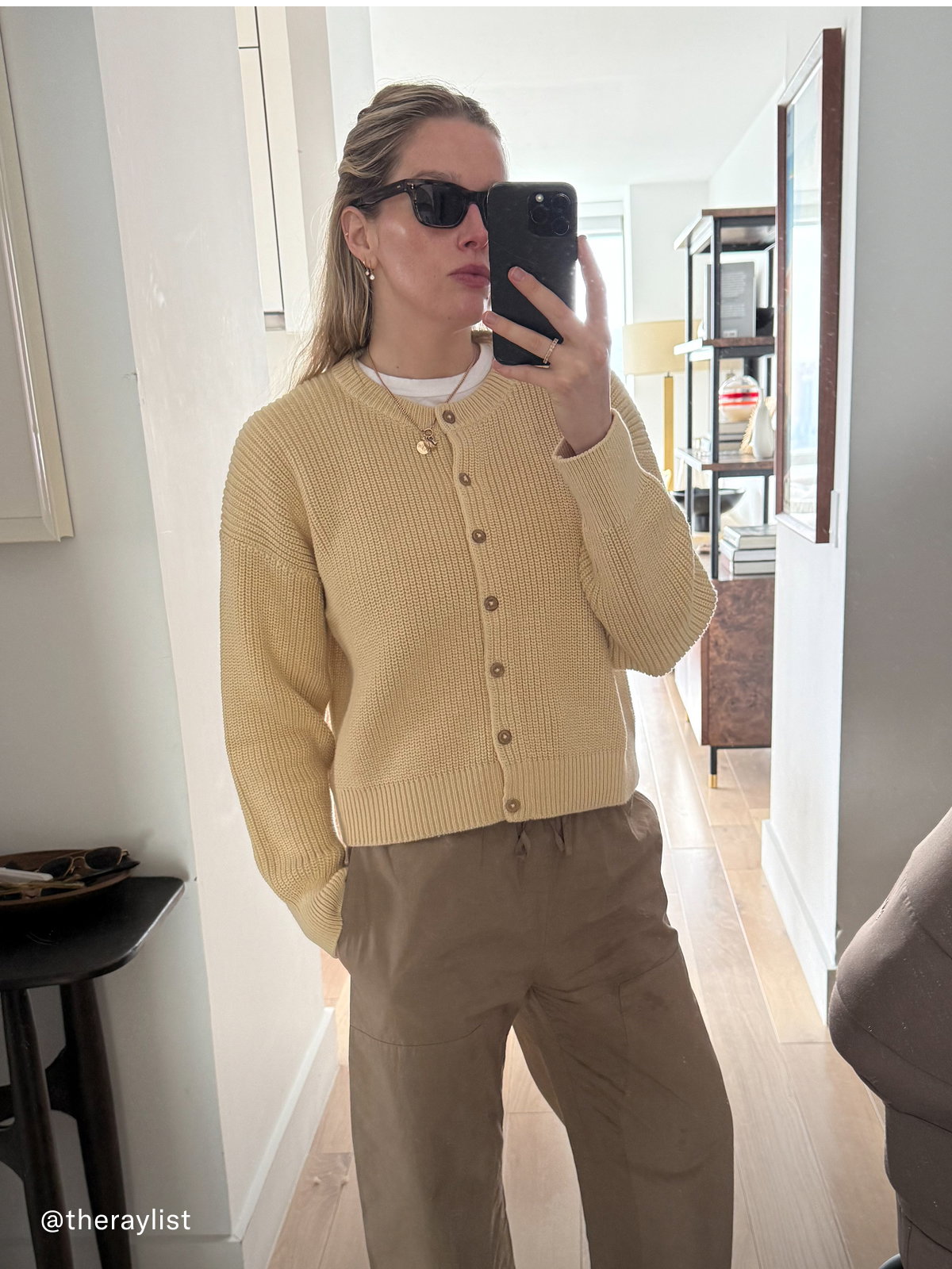 The Cotton Hayes Crewneck Cardigan