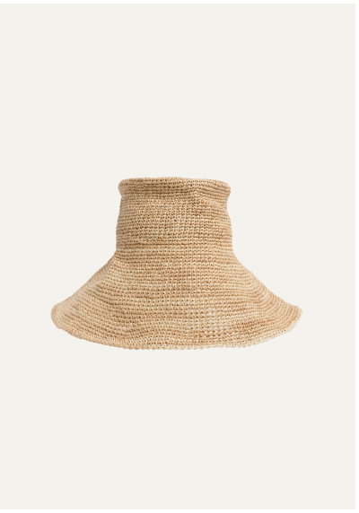 Crochet Raffia Sun Hat