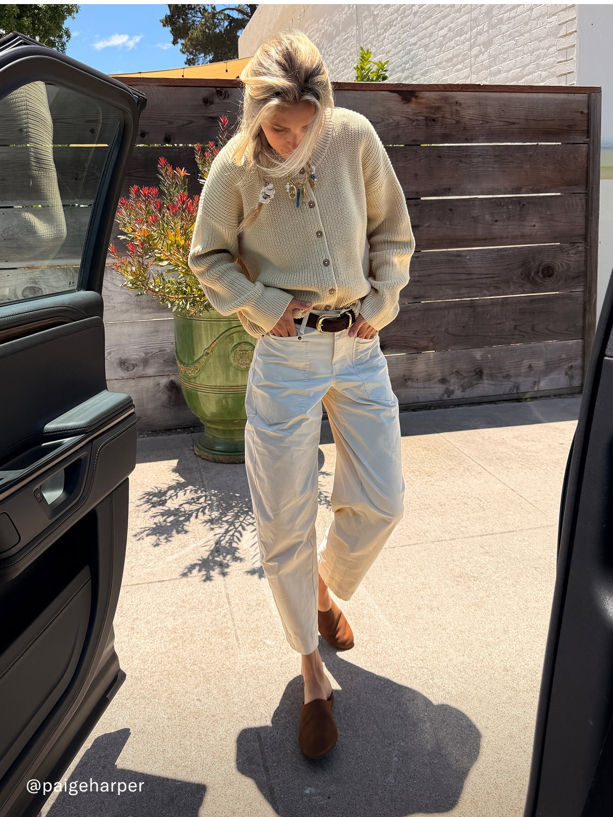 The Cotton Hayes Crewneck Cardigan
