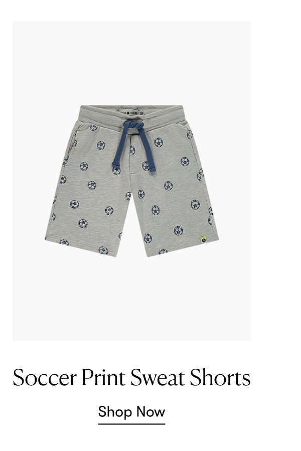 Soccer Print Sweat Shorts