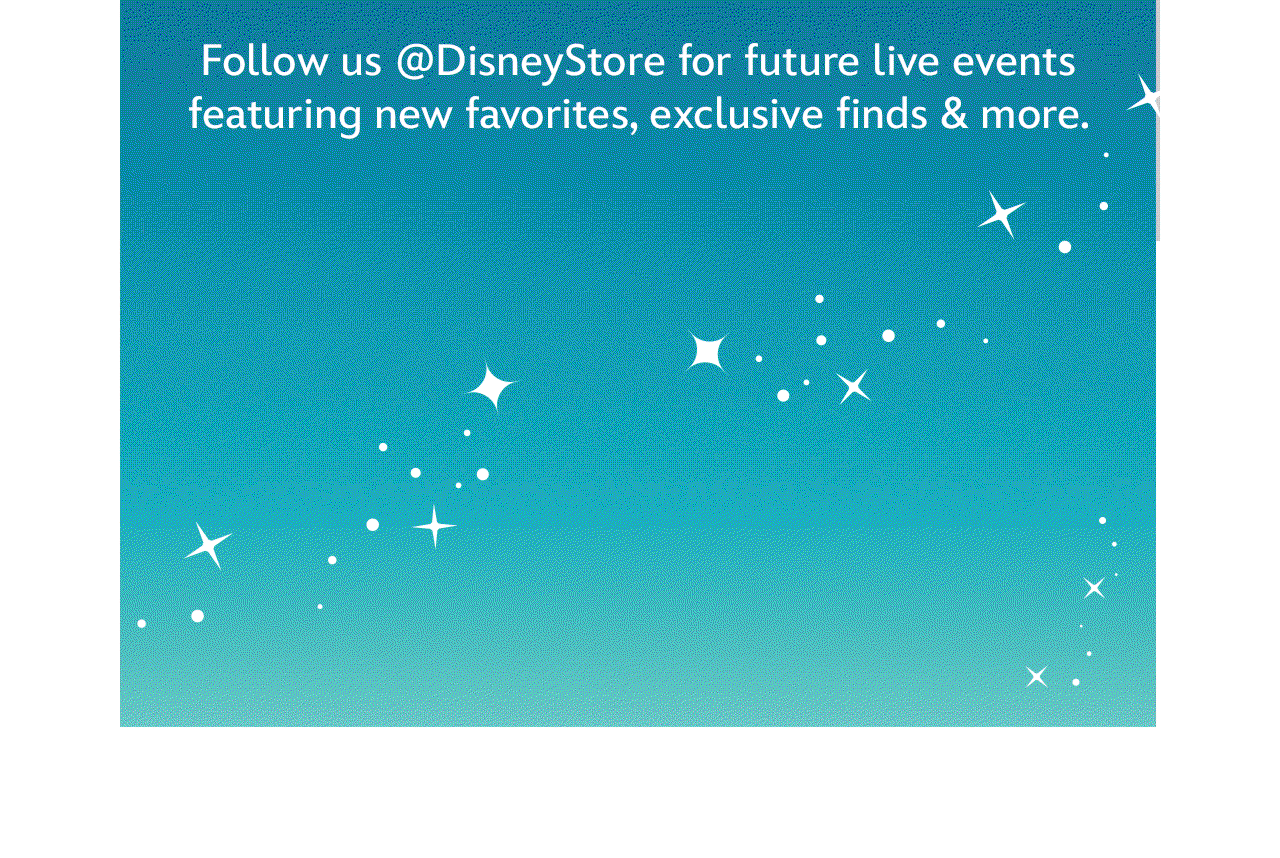 Follow us @disneystore for future live events featuring new favorites, exclusive finds & more.