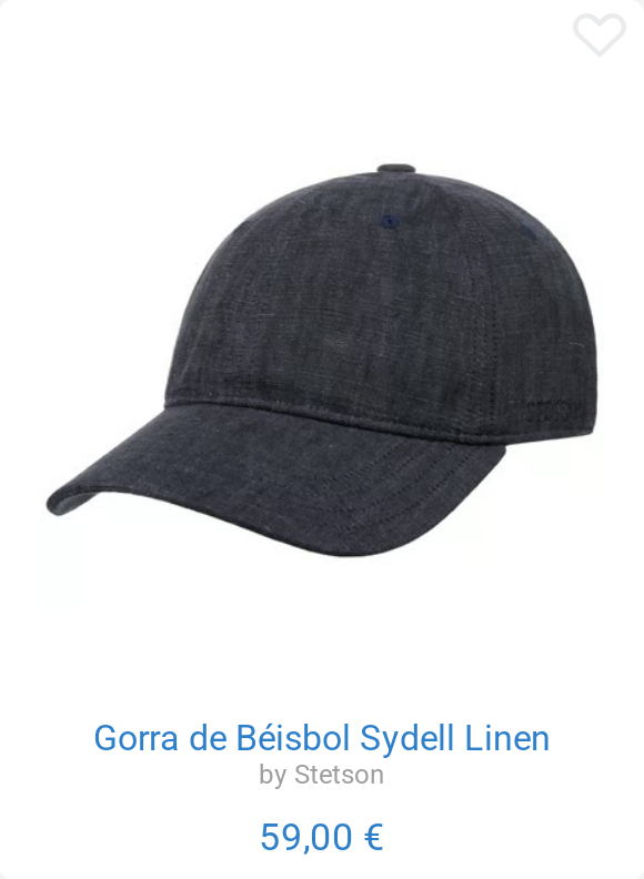 Gorra de Béisbol Sydell Linen by Stetson