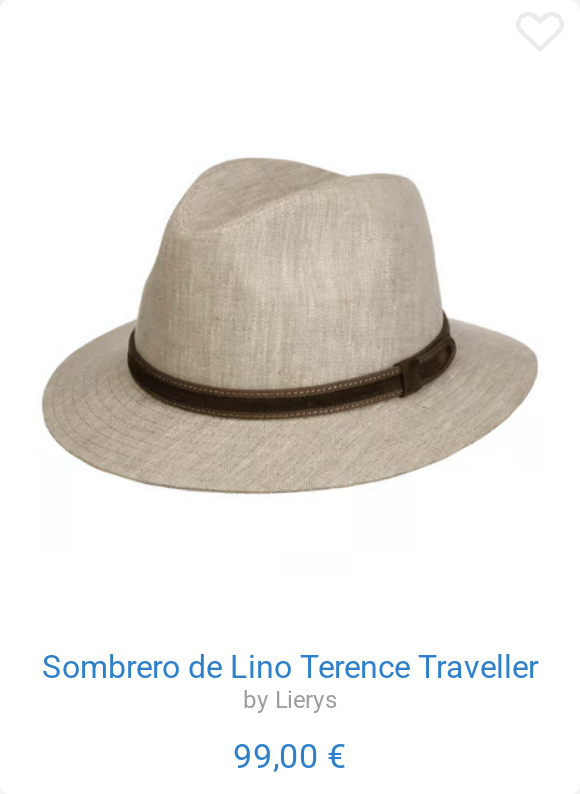 Sombrero de Lino Terence Traveller by Lierys