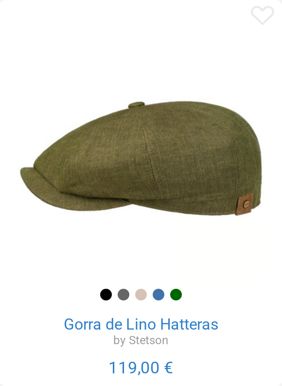 Gorra de Lino Hatteras by Stetson
