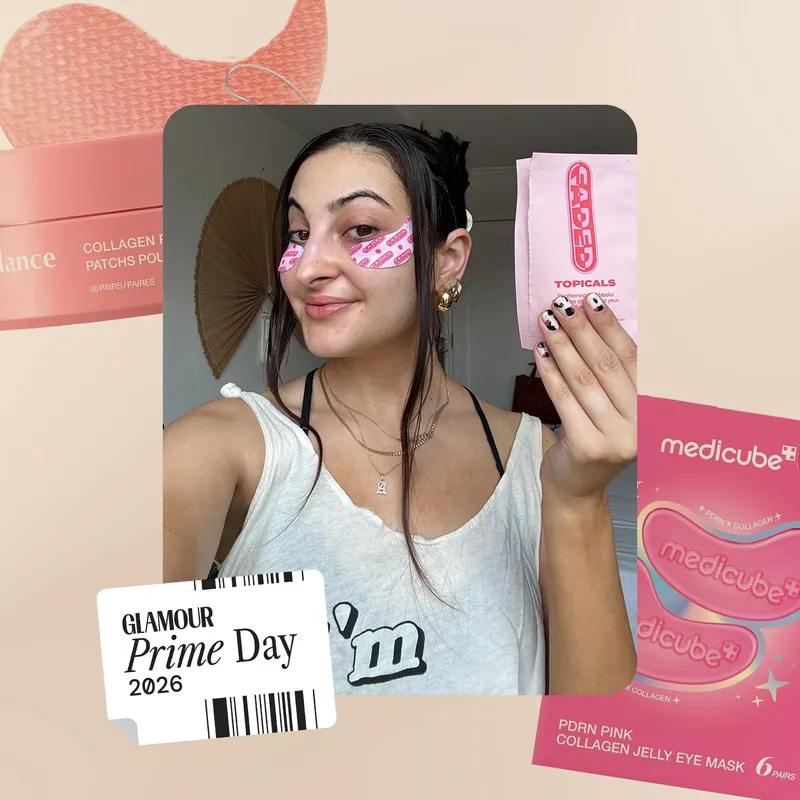 amazon prime day under-eye patch deals collage