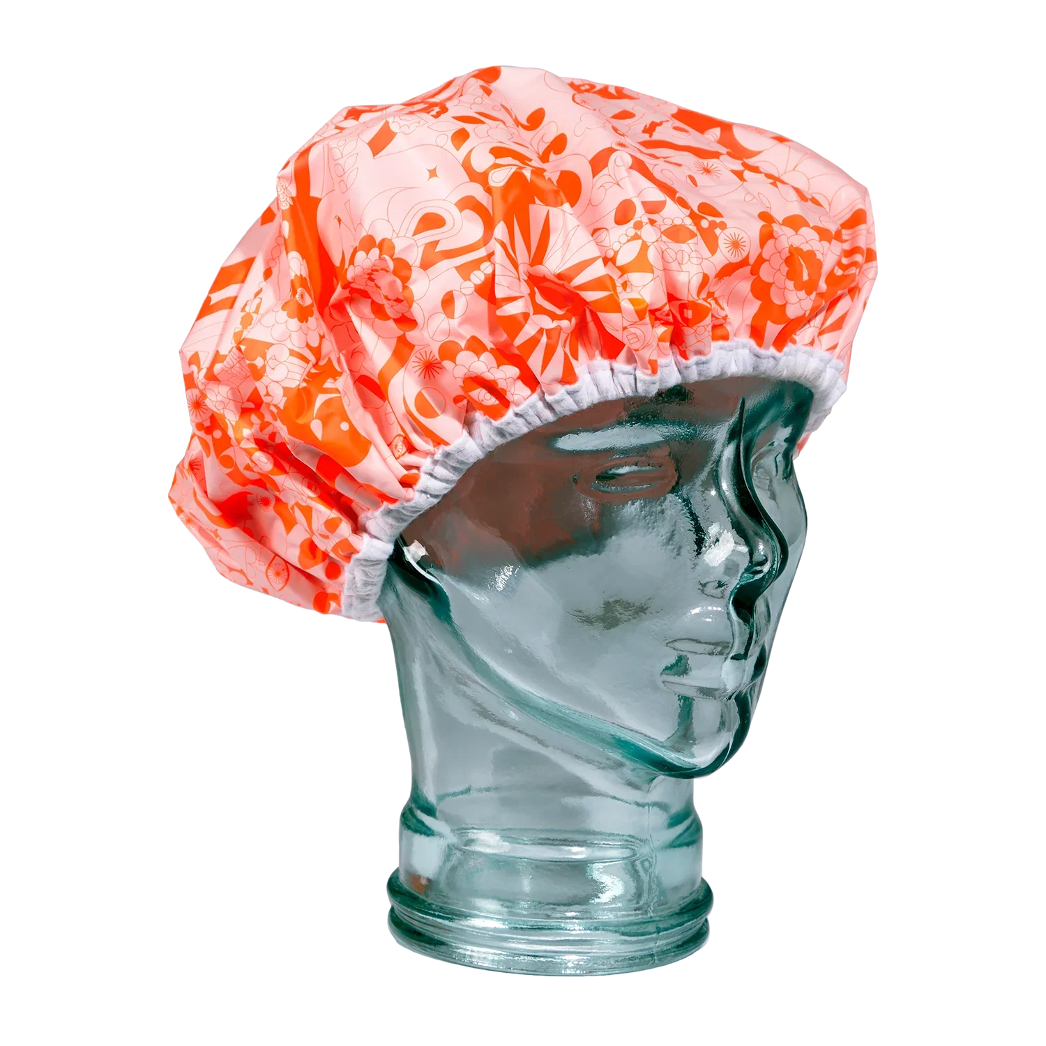 Image of shower cap | pink signature print