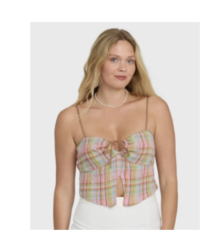 Sweet Check Tank Top