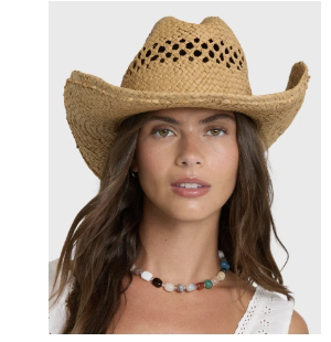 Wild Waves Wide Brim Straw Hat