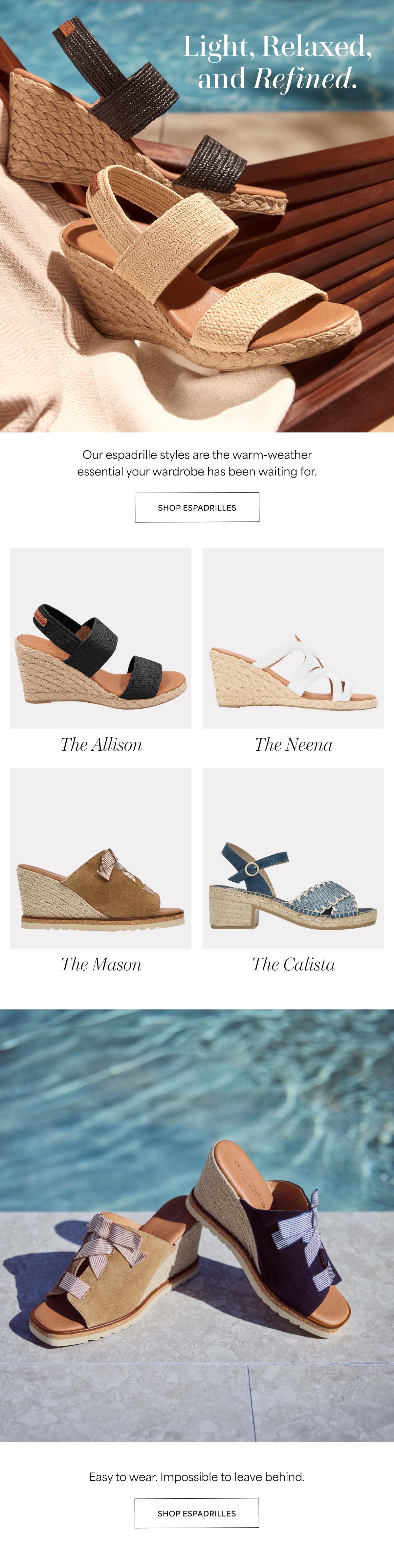 Light, Relaxed and Refined