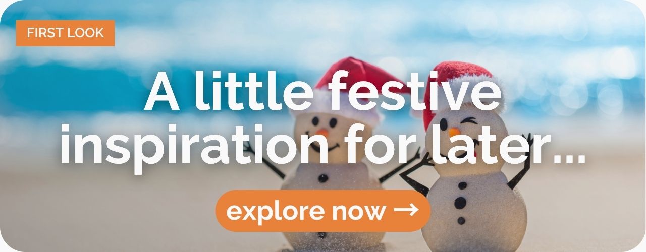 A little festive inspiration for later...