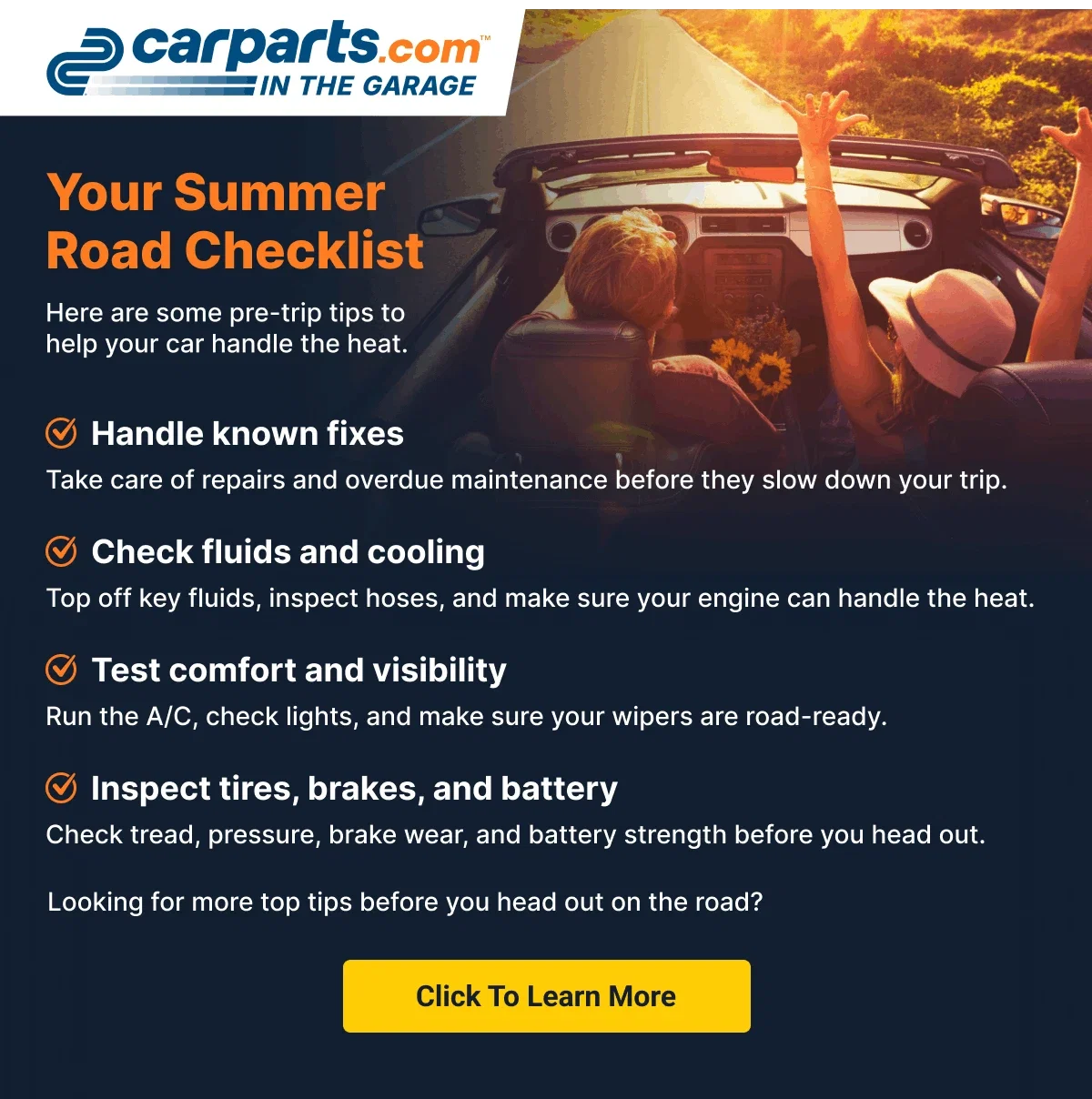 Your Summer Road Checklist