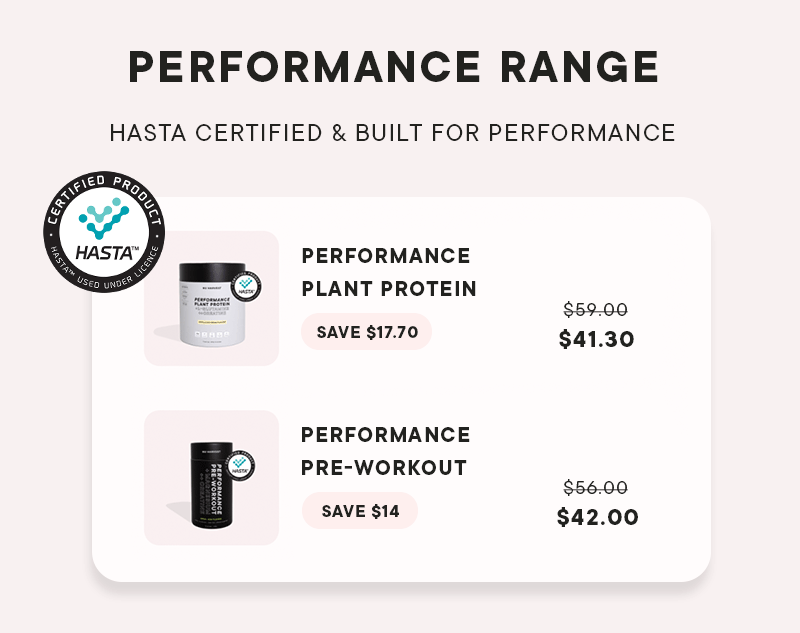 Performance Range HASTA Certified & built for performance